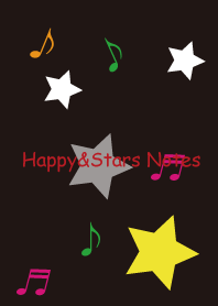 Happy&Stars Notes Black