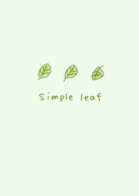 シンプルな葉が３つ (3)
