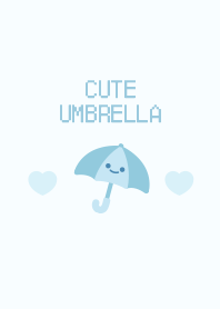 Cute umbrella simple2 Blue