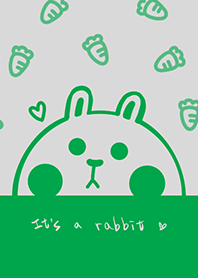 Bunny and Carrot J-Light Gray (Gr2)