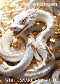 White snake and gold  Lucky 31