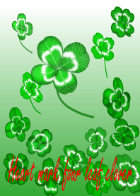 It is a heart mark four leaf clover.