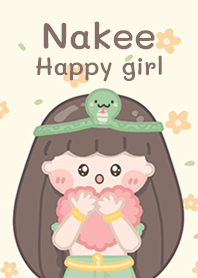 Nakee happy girl!