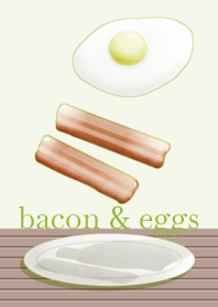 food 001-2 (bacon and eggs/Light Green)