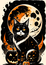 halloween cat 76279C