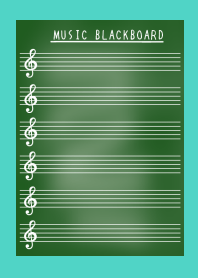 MUSIC BLACKBOARD/EMERALD GREEN