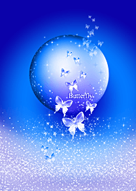 蝶の惑星★6 #イラスト