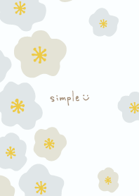 Hand-drawn 2color flowers17