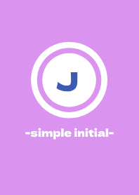 simple initial-J- THEME 9