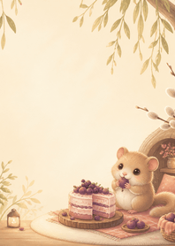 Plum Dormouse Berry Cake Willow