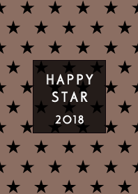 BROWN HAPPY STAR