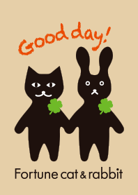 Fortune cat & rabbit