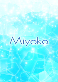 Miyoko Beautiful Blue sea Crystal