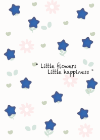 Mini blue star flowers 14