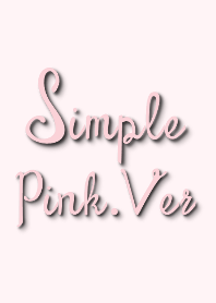 Ultimate simple theme Ver.Pink