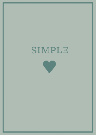 SIMPLE HEART -dustygreen-