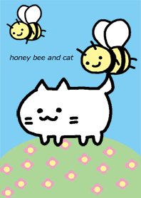 みつばちとねこ