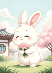 Rabbit and Cherry Blossom V.6