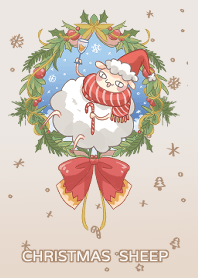 就是一隻聖誕節的羊