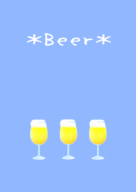 ＃ビール【スカイブルー】