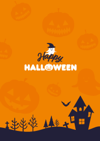 Happy Halloween! / Orange x Navy