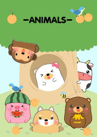 Home Animals On Tree theme V.2