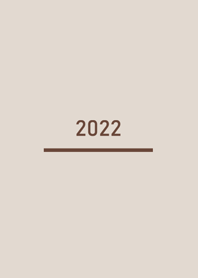 Minimalist 2022.Brown