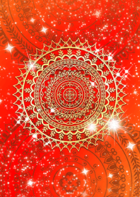 Mandala red Increased luck