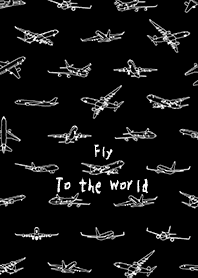 Fly To The World (Black)