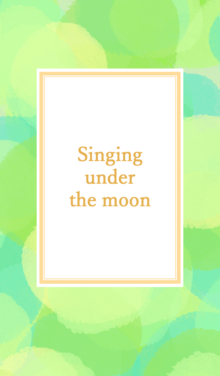 Singing under the moon 05#illustration