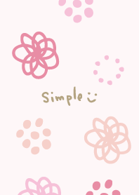 Handwritten flower polka-dot9 Japan