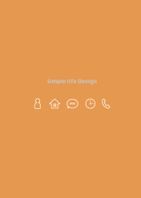 Simple life design -autumn pumpkin-