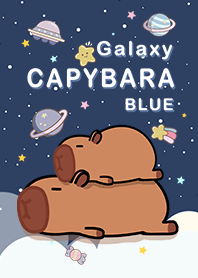 Capybara/vast starry sky/blue2