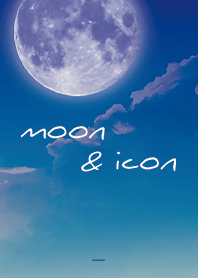 สีน้ำเงิน : พระจันทร์และไอคอน