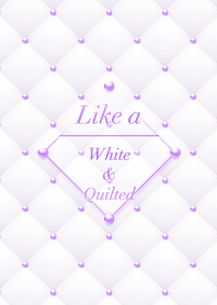 Like a - White & Quilted *Grape