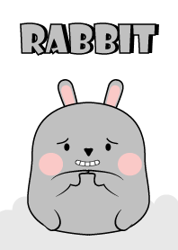 Love Cute Cute Gray Rabbit