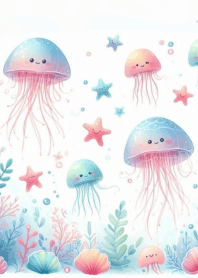 Cute and beautiful jellyfish n.18