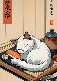 浮世絵 ミャオミャオ猫 56BA2A