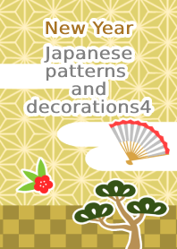 New Year(Japanese patterns decorations4)