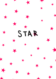 ピンクの星がいっぱい