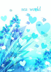 Sea full of hearts. Blue #fresh