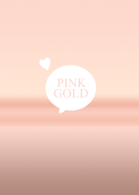 可愛いピンクゴールドとシンプル。