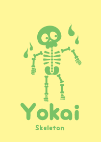 Yokai skeleton Lime light