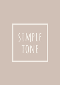 Simple tone / Greige