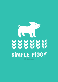 Simple Piggy : 12 Animals