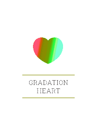 GRADATION HEART THEME :125