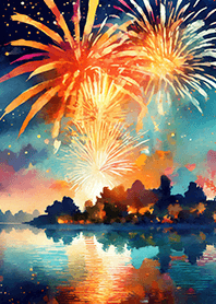 Beautiful Fireworks Theme#767