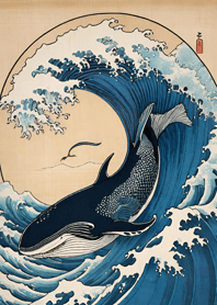 浮世絵 - 鯨 516A99