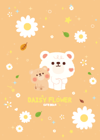 Teddy Bear Daisy Flower Orange