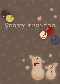 Macaron snowman + camel